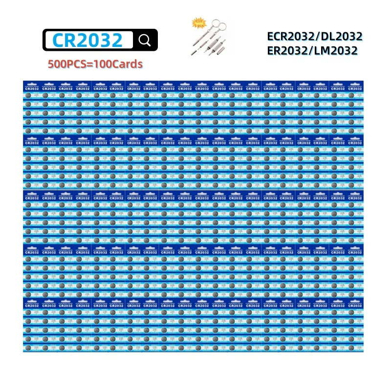 Rc Hobby Wholesale - Оптовая продажа, 100-1000 шт., CR2032 CR