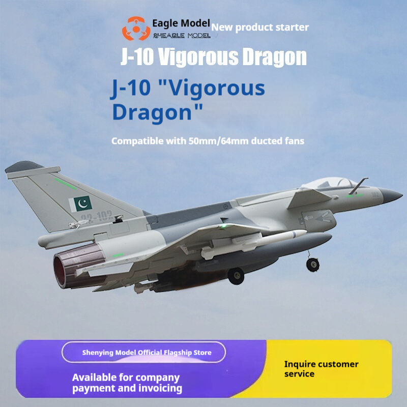 Rc Hobby Experts - Радиоуправляемый самолет-истребитель Rheagle Model J 10