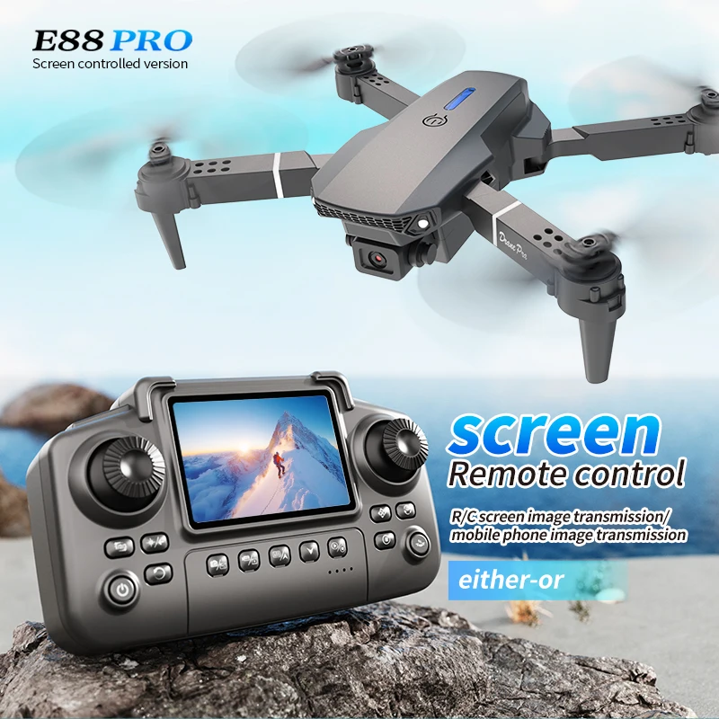 Rc Hobby Grade Helicopter - Профессиональный дрон E88 PRO с экраном