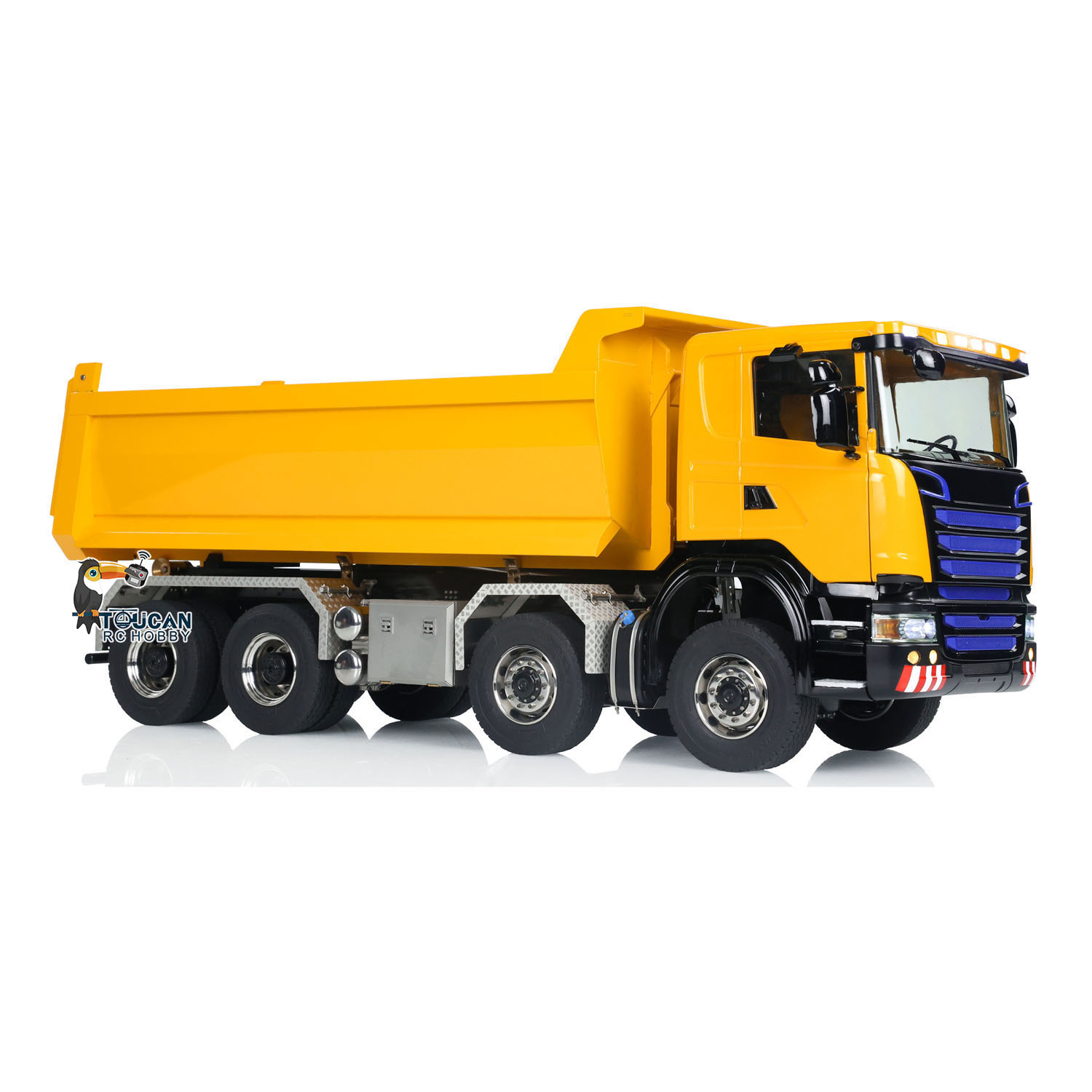 Rc Hobby Light - Металлический радиоуправляемый самосвал 8x8 1/14 с
