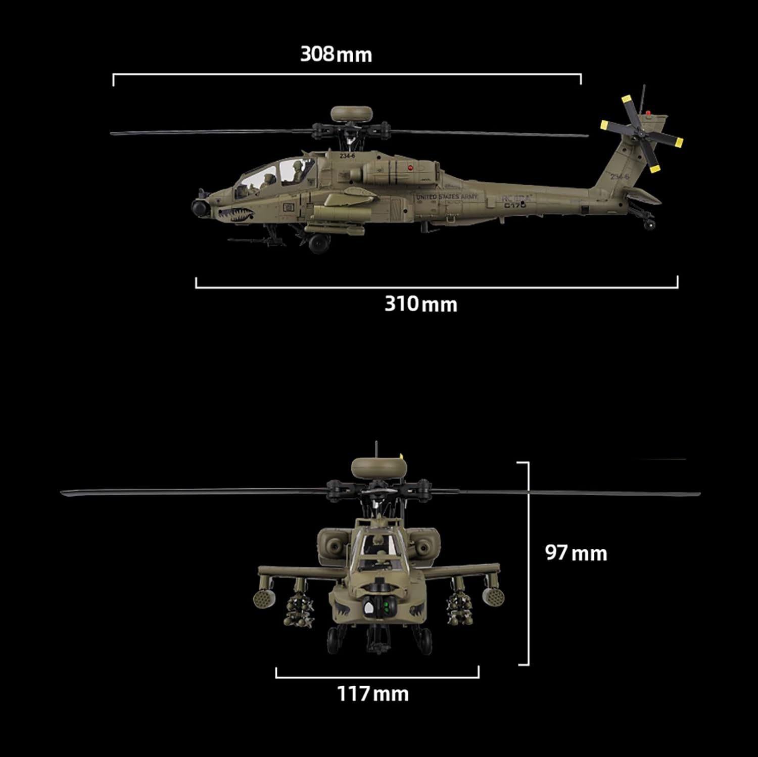 Радиоуправляемый вертолет 310  – обзор и цена Rc Hobby Grade Helicopter