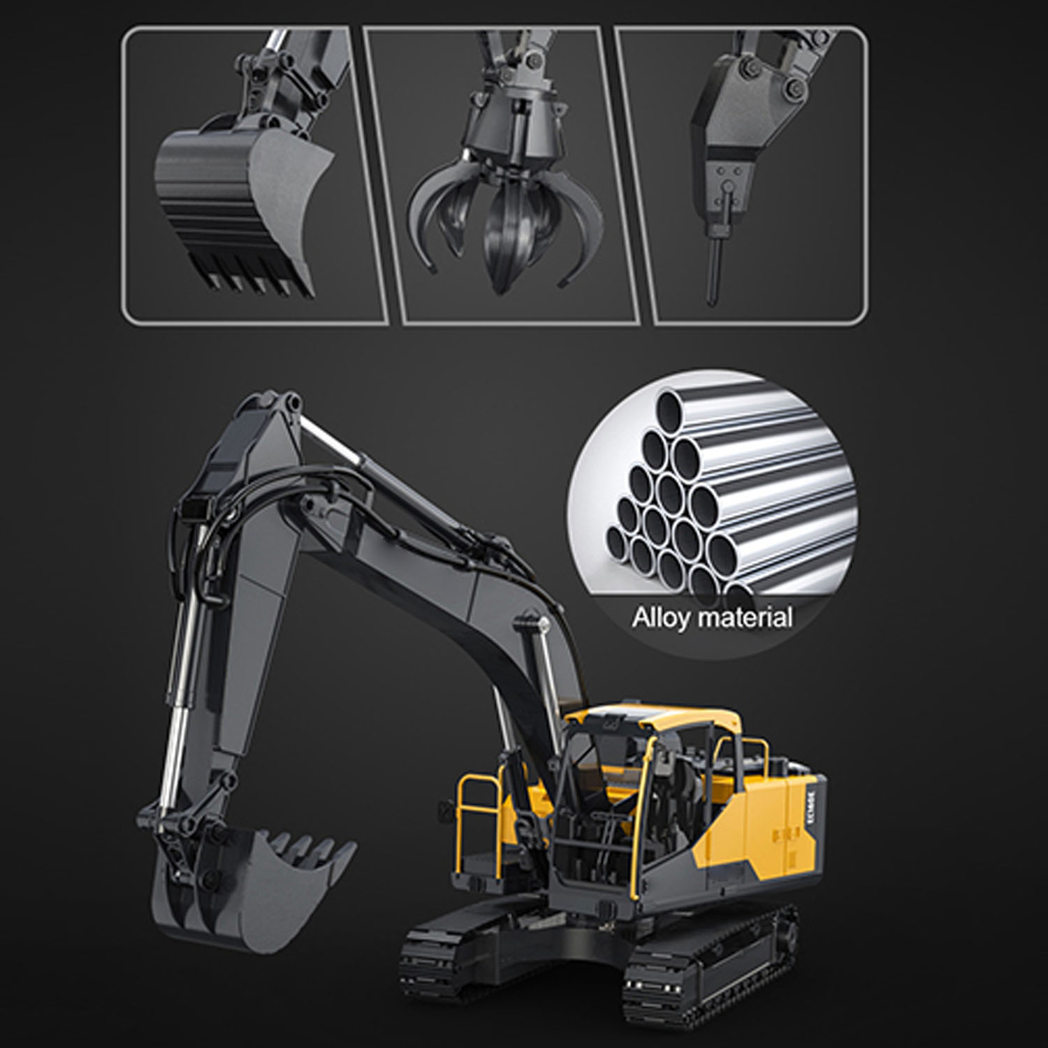 1/16 DoubleE E598 003 Электрич – обзор и цена Rc Hobby Excavator