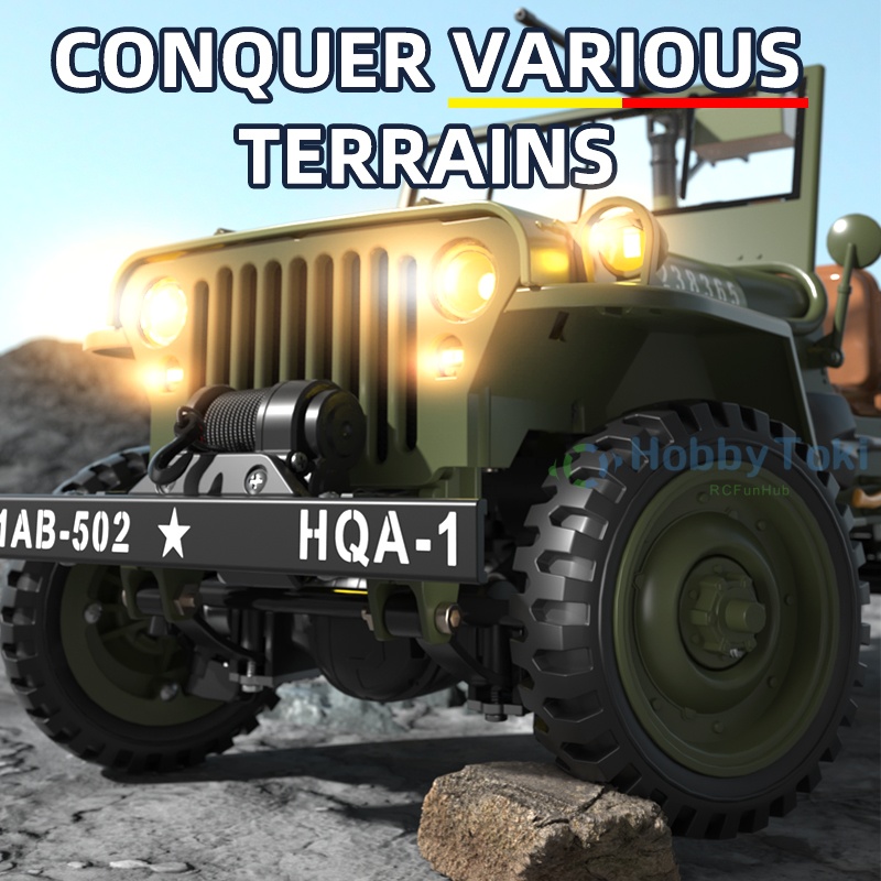 1/14 США 2,4G 4WD RC Джип Авто – обзор и цена Rc Jeep Hobby