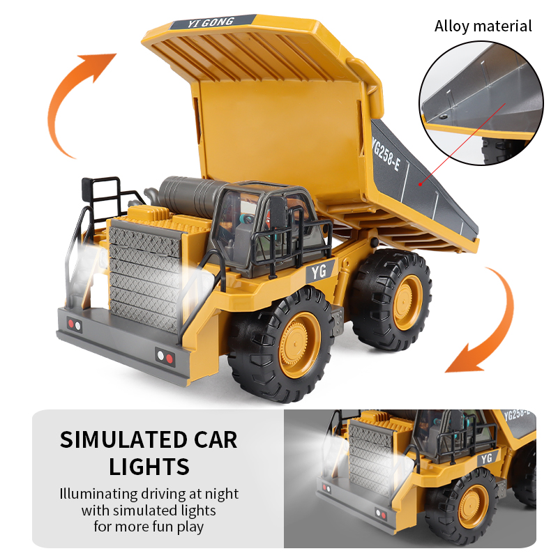 Модель самосвала ZWN 2,4G, мод – обзор и цена Rc Hobby Excavator